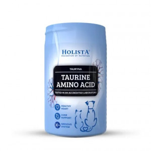 HOLISTA Taurine amino acid - nahrungsergänzungsmittel für hunde und katzen - 250g