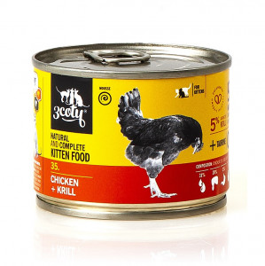 3COTY 35. Chicken and krill (kitten) - nassfutter für Katzen - 180g