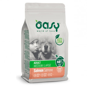 OASY One Animal Protein Adult Medium/Large Salmon - trockenfutter für Hunde - 12kg