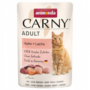ANIMONDA Carny Adult Chicken and salmon - nassfutter für Katzen - 85g