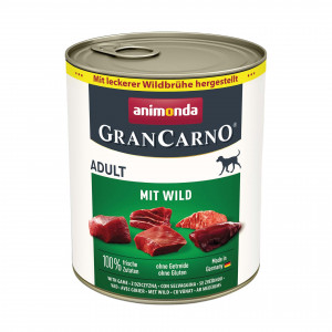 ANIMONDA GranCarno Adult Game - nassfutter für Hunde - 800g