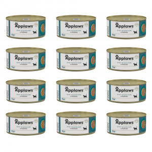 APPLAWS Ocean fish in broth - nassfutter für Katzen - 12x156g