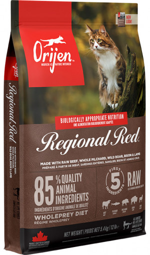 ORIJEN Regional Red Cat - Trockenfutter für Katzen - 5.4 kg 