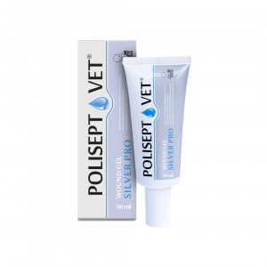 JM SANTE Polisept Vet Wound gel Silver Pro - gelverband für hunde und katzen – 30 ml