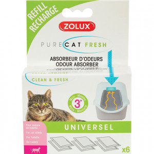 ZOLUX Purecat Fresh Geruchsabsorber-Kartuschen