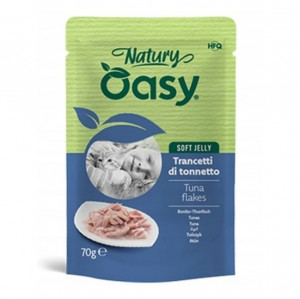 OASY Natury Soft Jelly Tuna flakes - nassfutter für Katzen - 70g