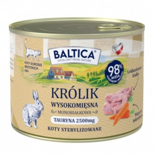 BALTICA Smaki regionów Rabbit - nassfutter für Katzen - 185g