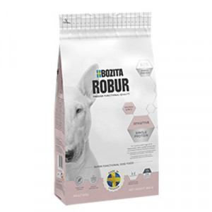 BOZITA Robur Sensitive Single Protein Salmon and Rice - trockenfutter für Hunde - 3kg