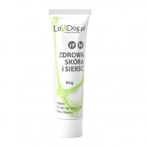 LOVIDOG Functional paste Healthy skin and coat - leckerli für hunde - 90g