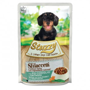 STUZZY Shreds with rabbit and vegetables - nassfutter für Hunde - 100 g