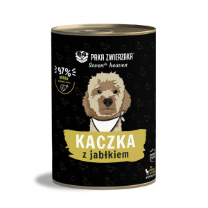 PAKA ZWIERZAKA Seventh Heaven Duck with apple - Nassfutter für Hunde - 400g