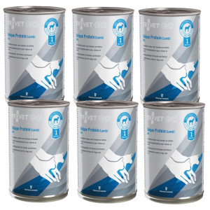 TROVET Unique Protein UPL mit Lamm – Nassfutter für Hunde und Katzen – 6×400 g