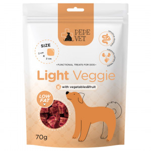 PEPE VET Light Veggie - leckerli für hunde - 70g