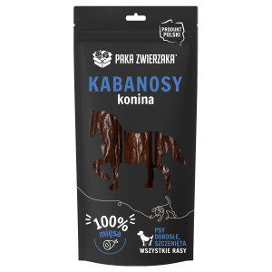 PAKA ZWIERZAKA Sausages Horse - leckerli für hunde - 80g