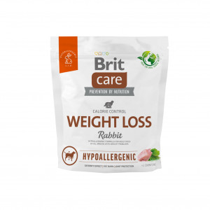 BRIT Care Hypoallergenic Adult Weight Loss Rabbit - Trockenfutter für Hunde - 1 kg