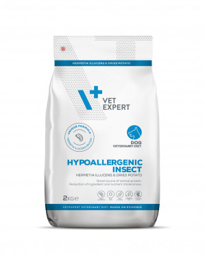 VET EXPERT Veterinary Diet Hypoallergenic Insect Dog - Trockenfutter für Hunde - 2 kg