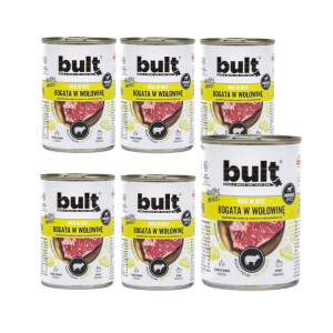 BULT Rich in beef - Nassfutter für Hunde - 6x400g