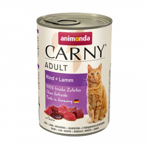 ANIMONDA Carny Adult Beef and lamb - nassfutter für Katzen - 400g