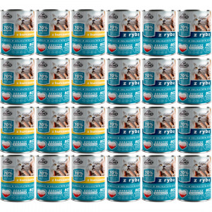 FRENDI Stücke in Soße MIX Geschmacksrichtungen - Nassfutter für Katzen - 24x800g