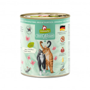 GRANATAPET DeliCATessen Venison and tuna - nassfutter für Katzen - 800g