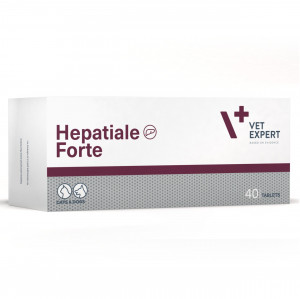 VETEXPERT Hepatiale Forte - nahrungsergänzungsmittel für hunde und katzen - 40 tabletten