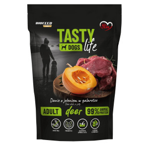 BIOFEED Tasty Dogs Life Deer - Nassfutter für Hunde - 150g