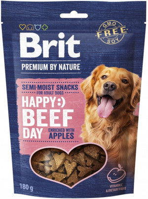 BRIT Premium Dog Snack Beef with Apples - Leckerli für Hunde - 180g