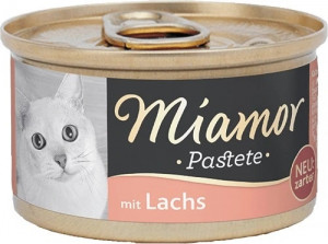 MIAMOR Pastete Salmon - nassfutter für Katzen - 85g