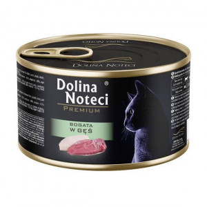 DOLINA NOTECI Premium Rich in goose - nassfutter für Katzen - 185g