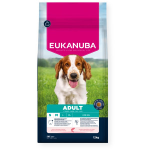 EUKANUBA Adult Small/Medium Salmon & Barley - trockenfutter für Hunde - 12kg
