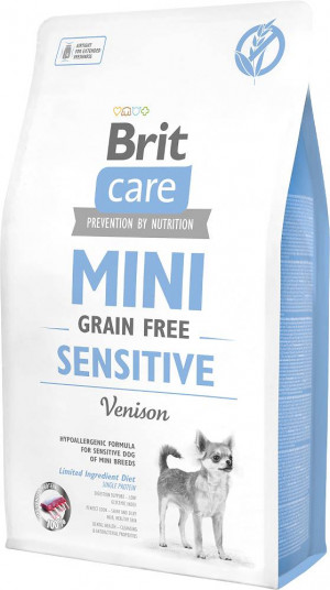 BRIT Care Getreidefreies Sensitive Wild Trockenfutter für Hunde - 2 kg