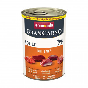 ANIMONDA GranCarno Adult with Duck - Nassfutter für Hunde - 400g