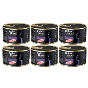 DOLINA NOTECI Premium-Kaninchennassfutter - 6x185g