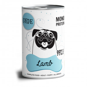 PAKA ZWIERZAKA Pepe Lamb - Nassfutter für Hunde - 400g