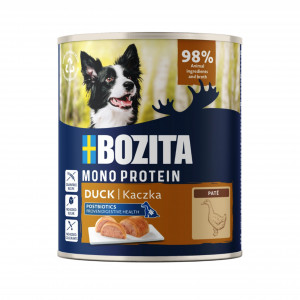 BOZITA Monoprotein Pate Duck - Nassfutter für Hunde - 800g
