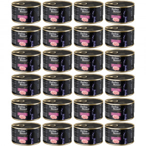 DOLINA NOTECI Premium Sterilised Reich an Pute – Nassfutter für Katzen – 24×185 g