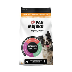 PAN MIĘSKO Special Needs Mobility & Active Pork with Duck M - trockenfutter für Hunde - 3kg