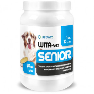 EUROWET Wita-Vet Senior - nahrungsergänzungsmittel für hunde - 80 tabletten