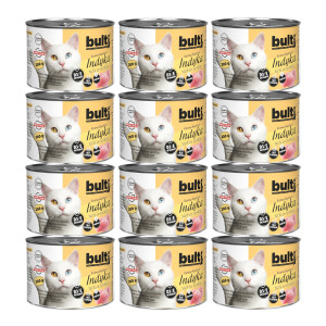BULTI Rich in turkey - nassfutter für Katzen - 12x200g
