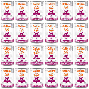 CALIBRA Dog Life Adult Wildschwein mit Preiselbeeren - Nassfutter für Hunde - 24x400g