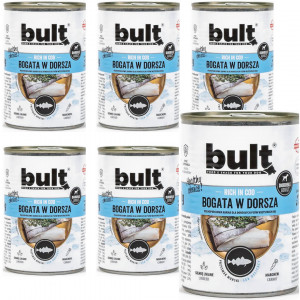 BULT Rich in cod - Nassfutter für Hunde - 6x800 g