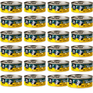 3COTY Chicken with spirulina - nassfutter für Katzen - 24x80g