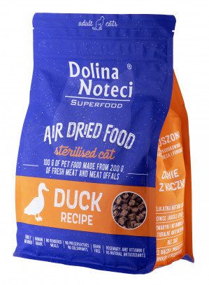 DOLINA NOTECI Superfood Sterilised Cat Ente - Katzentrockenfutter - 1 kg