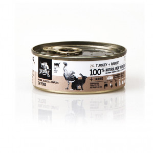 3COTY Turkey with rabbit - nassfutter für Katzen - 80g