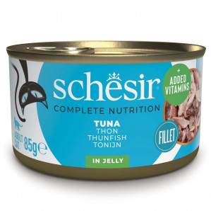 SCHESIR in jelly Tuna - nassfutter für Katzen – 85 g