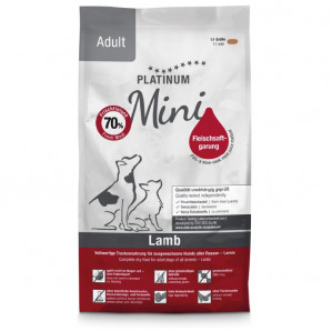 PLATINUM Adult Lamb Mini - Halbfeuchtes Hundefutter – 900g