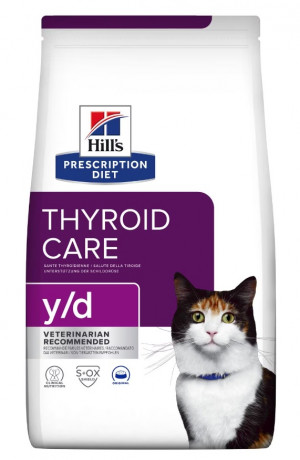 HILL'S Thyroid Care y/d - Trockenfutter für Katzen - 3 kg 