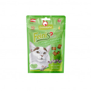GRANATAPET FeiniSnack Poultry and cat grass - Katze behandeln - 50g