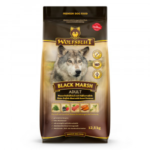 WOLFSBLUT Black Marsh Water buffalo - trockenfutter für Hunde - 12,5kg
