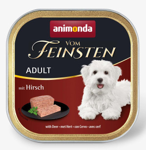 ANIMONDA Vom Feinsten Adult Deer - nassfutter für Hunde - 150g